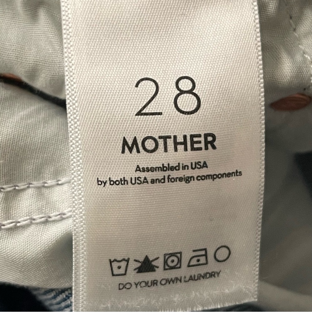 MOTHER The‎ Maven Mid-Rise Wide-Leg Jeans - Picture 9 of 14